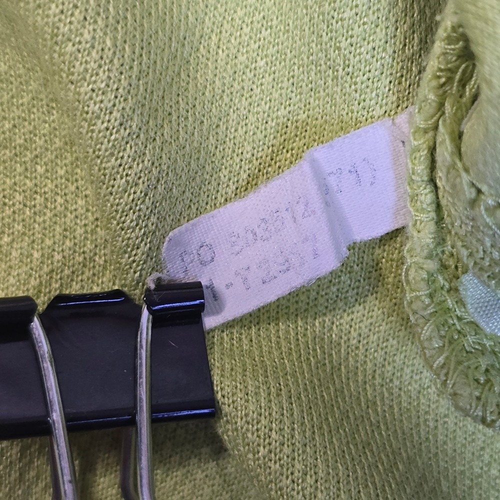 Tommy Bahama Polo Shirt Mens XL Lime Green Silk Blend Textured Resort Coastal - Picture 6 of 9